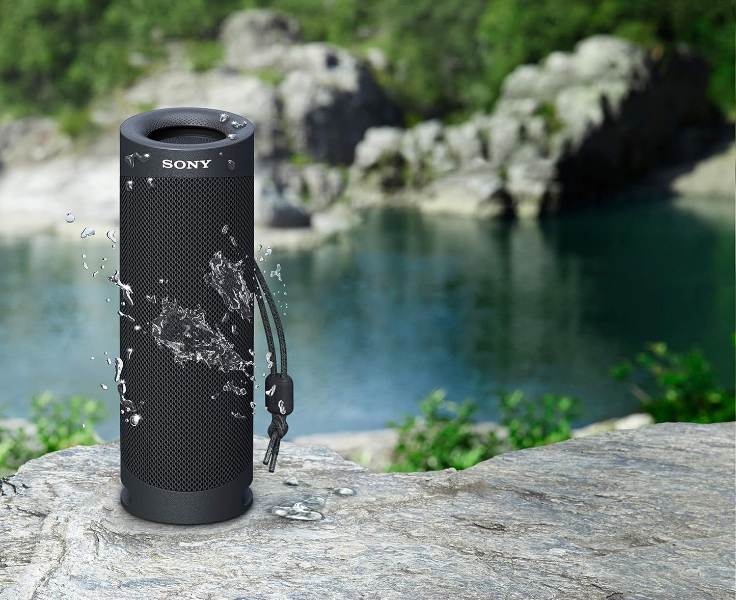 Sony SRS-XB23 - Super-Portable, Powerful and Durable, Waterproof, Wire