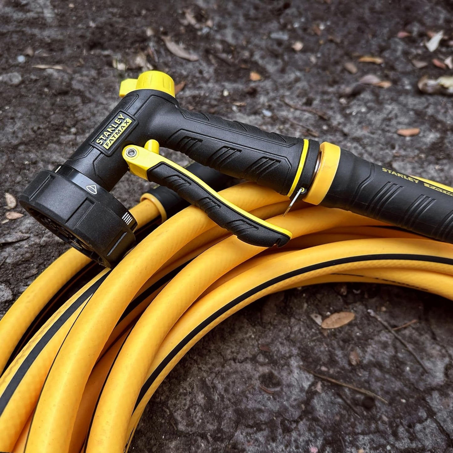 Stanley FATMAX Professional Grade Garden Hose, 50 Feet x 5/8 Inch, Yel