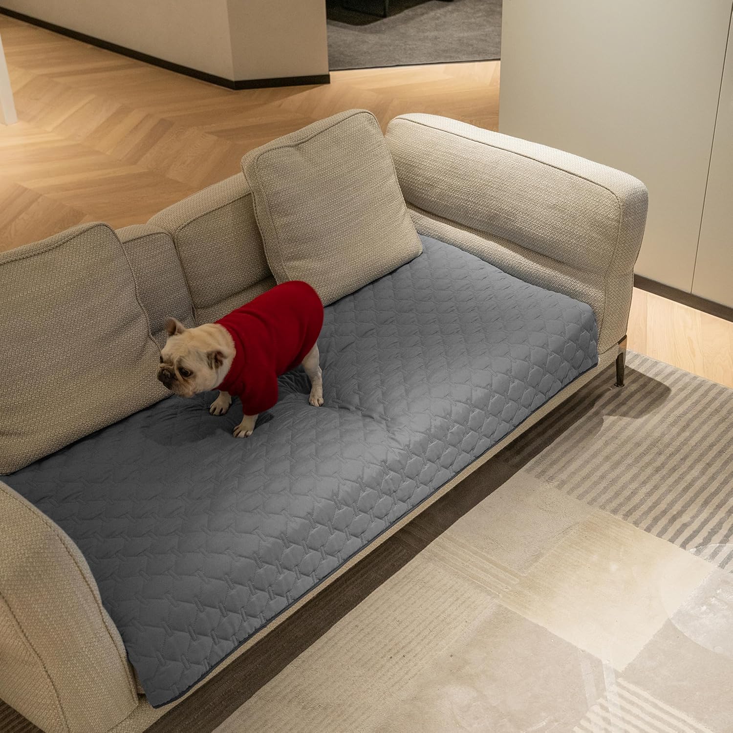 gogobunny 3X Stronger Waterproof Pet Blanket, Scratch Proof Furniture 