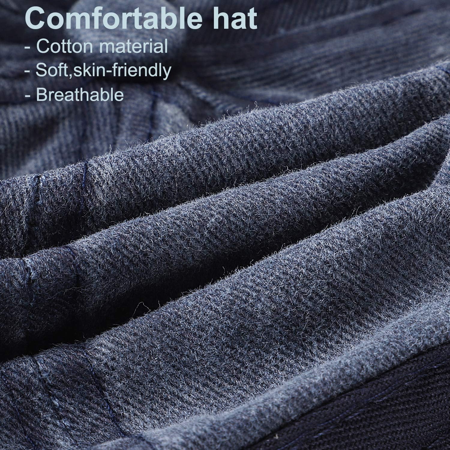 3 Packs Washed-Cotton Plain Baseball Cap, Vintage Adjustable Dad Hats 