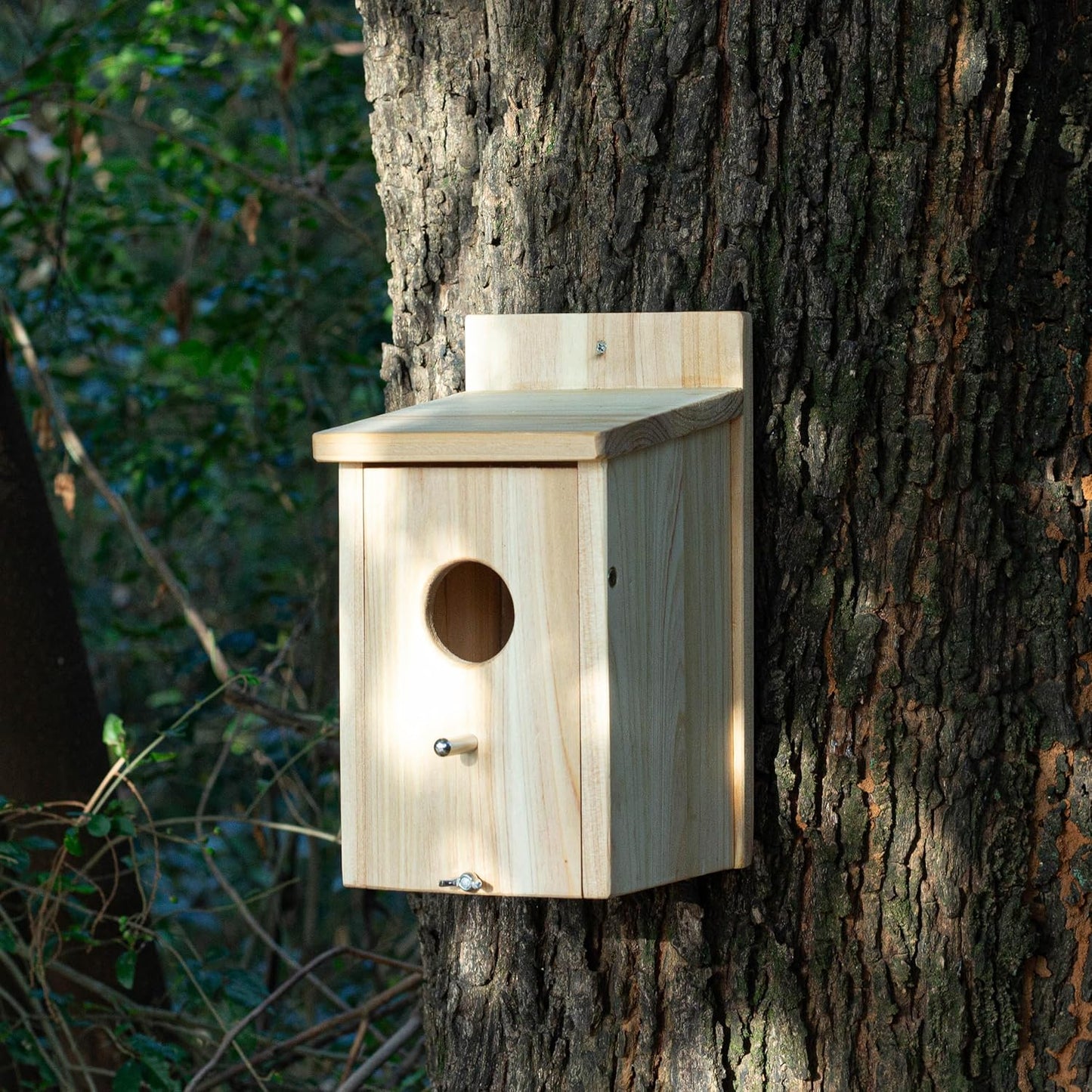 Wooden Bird Houses for Outside Birdhouses Nest Bluebird House for Cardinals Finch Wren Swallow for Garden Viewing 1A#