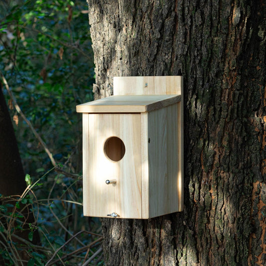 Wooden Bird Houses for Outside Birdhouses Nest Bluebird House for Cardinals Finch Wren Swallow for Garden Viewing 1A#