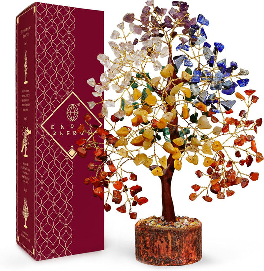 Crystal Tree of Life 7 Chakra Birthday Gifts for Women, Unique Gifts f