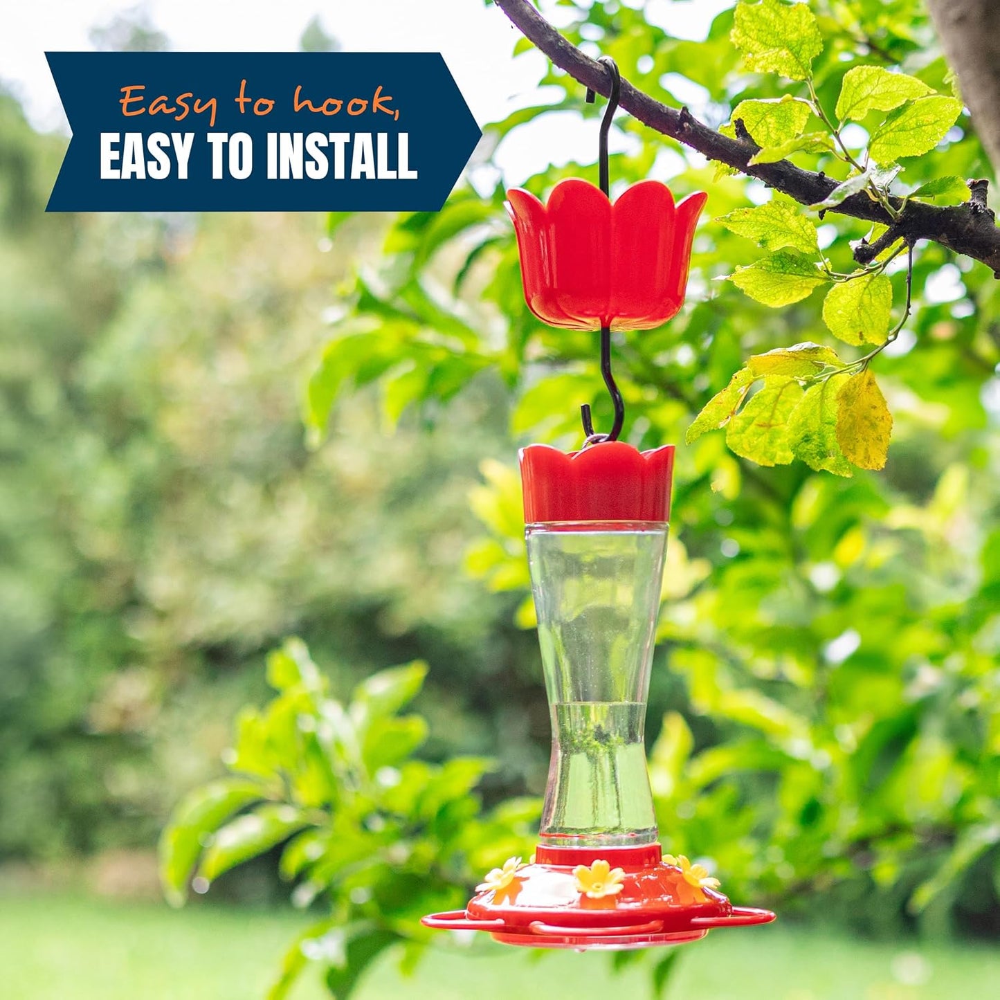 MEKKAPRO Ant Moat for Hummingbird Feeders - Heavy Duty Iron Ant Guard for Hummingbird Feeder, Ant Traps & Cups for Hummingbird Feeders, Easy to Install Hummingbird Ant Guard (6oz)