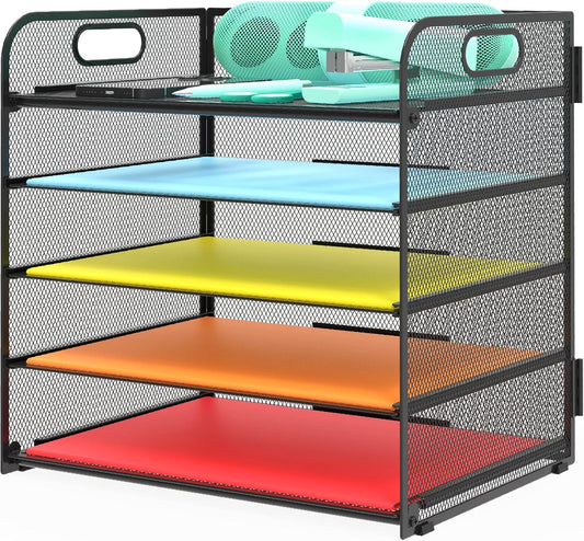 Letter Tray Paper Organizer 5-Tier Desk Organizer File Organizer Paper