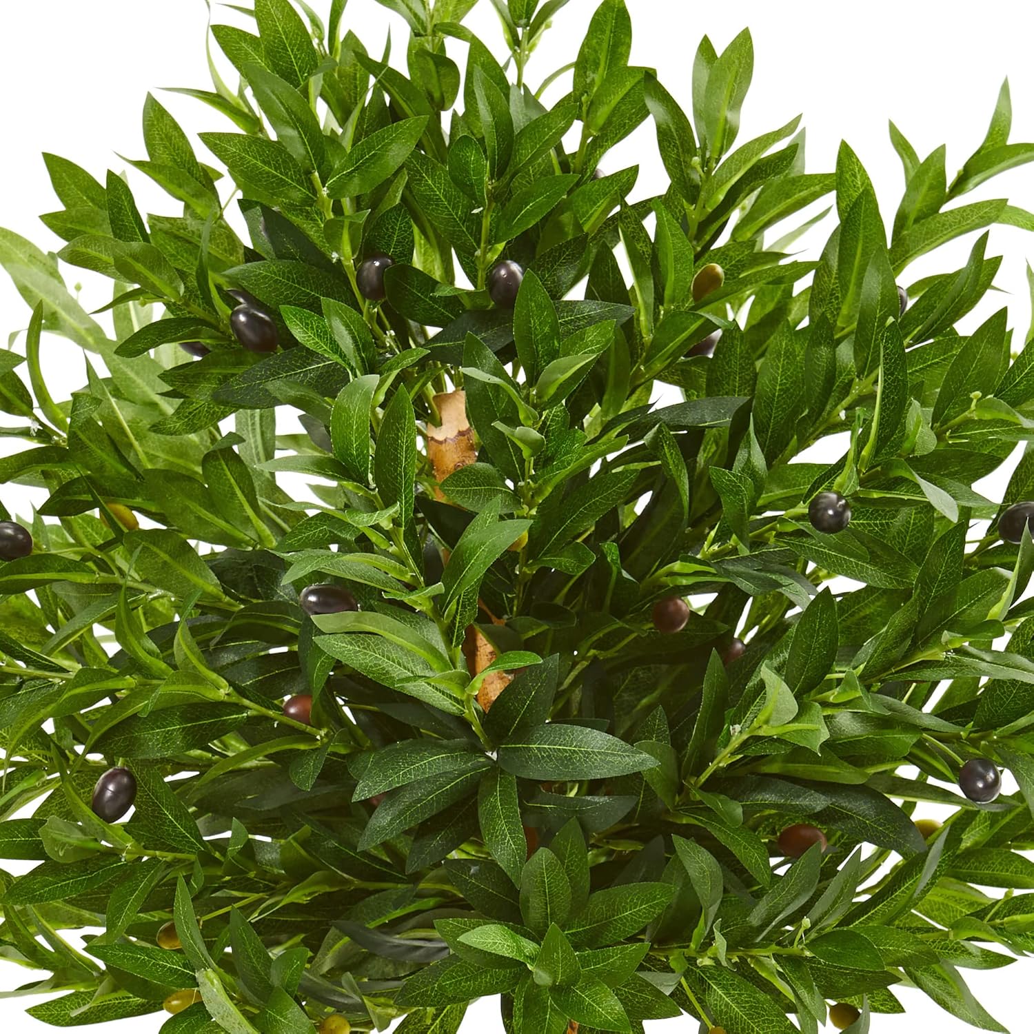 Nearly Natural 38in. Olive Topiary Artificial Tree in Bowl Planter UV 