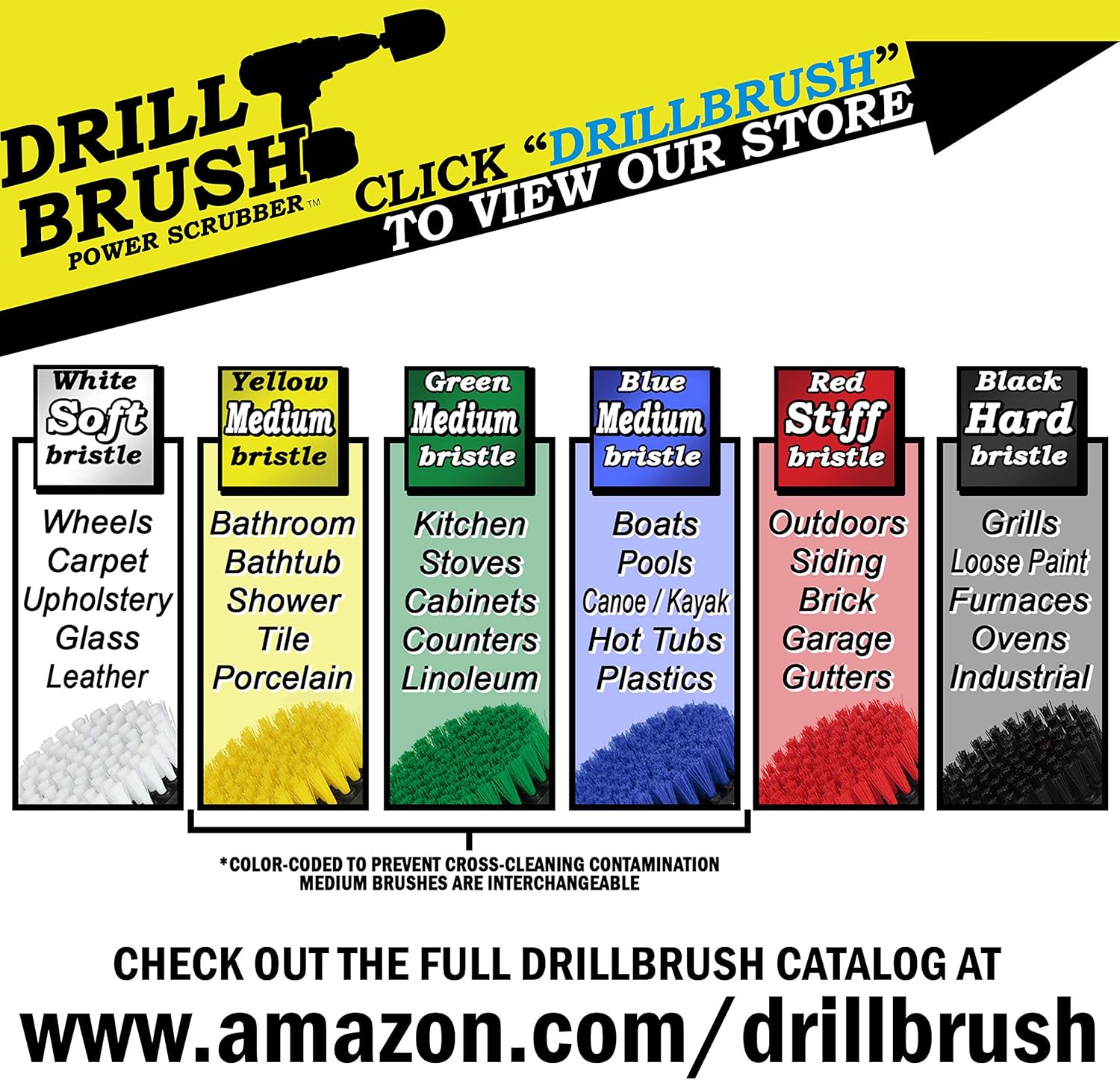 Outdoor Patio Scrub Brush - Garden Statues Cleaning Brush - Bird Bath 