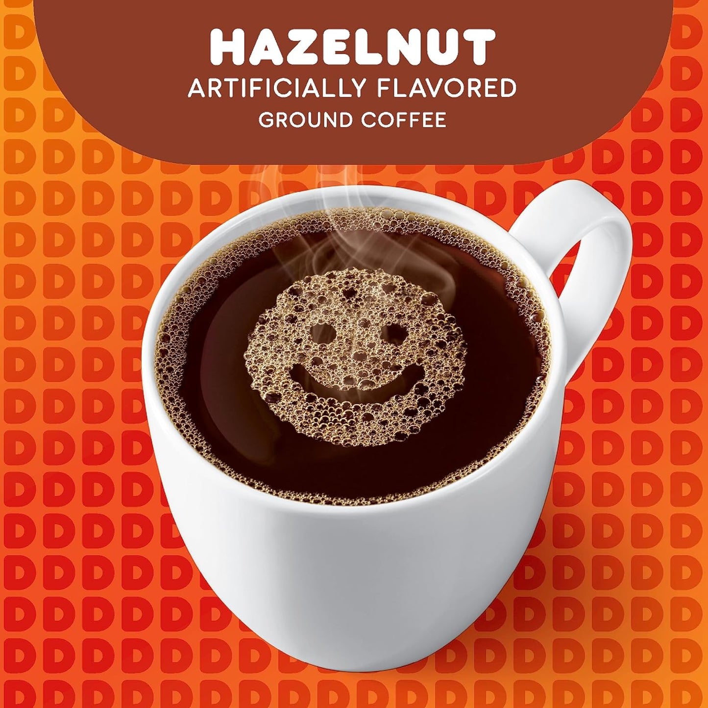 Dunkin' Hazelnut Flavored Coffee, 60 Keurig K-Cup Pods,10 Count (Pack of 6)