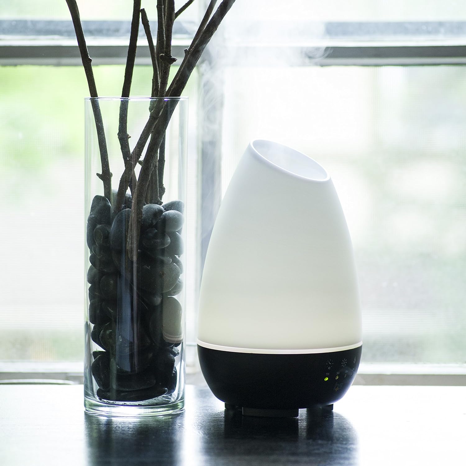 HealthSmart 500ML Essential Oil Diffuser for Large Rooms, Cool Mist Hu