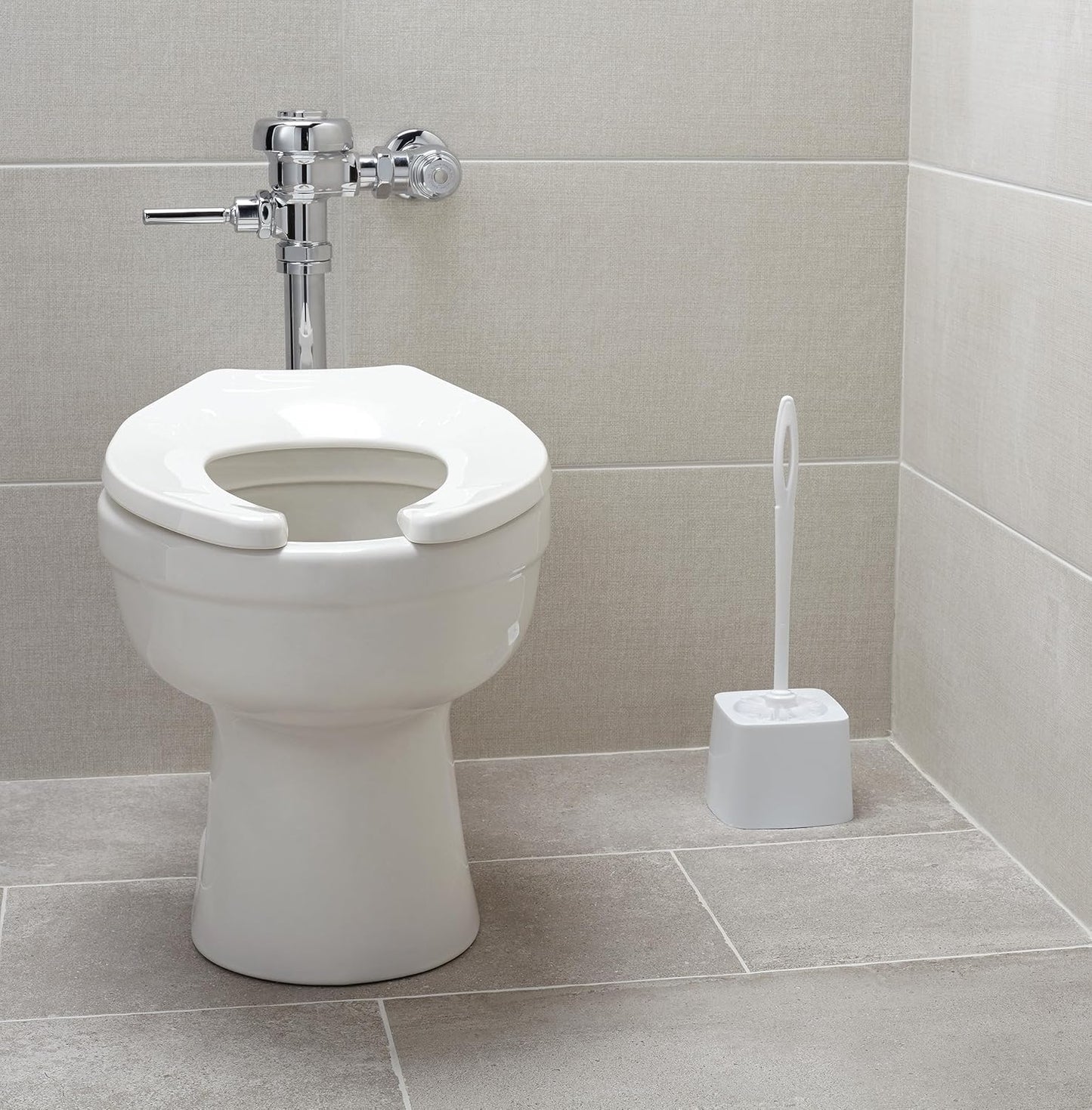Rubbermaid Commercial Products 15" Toilet Brush, White, Toilet Bowl Br