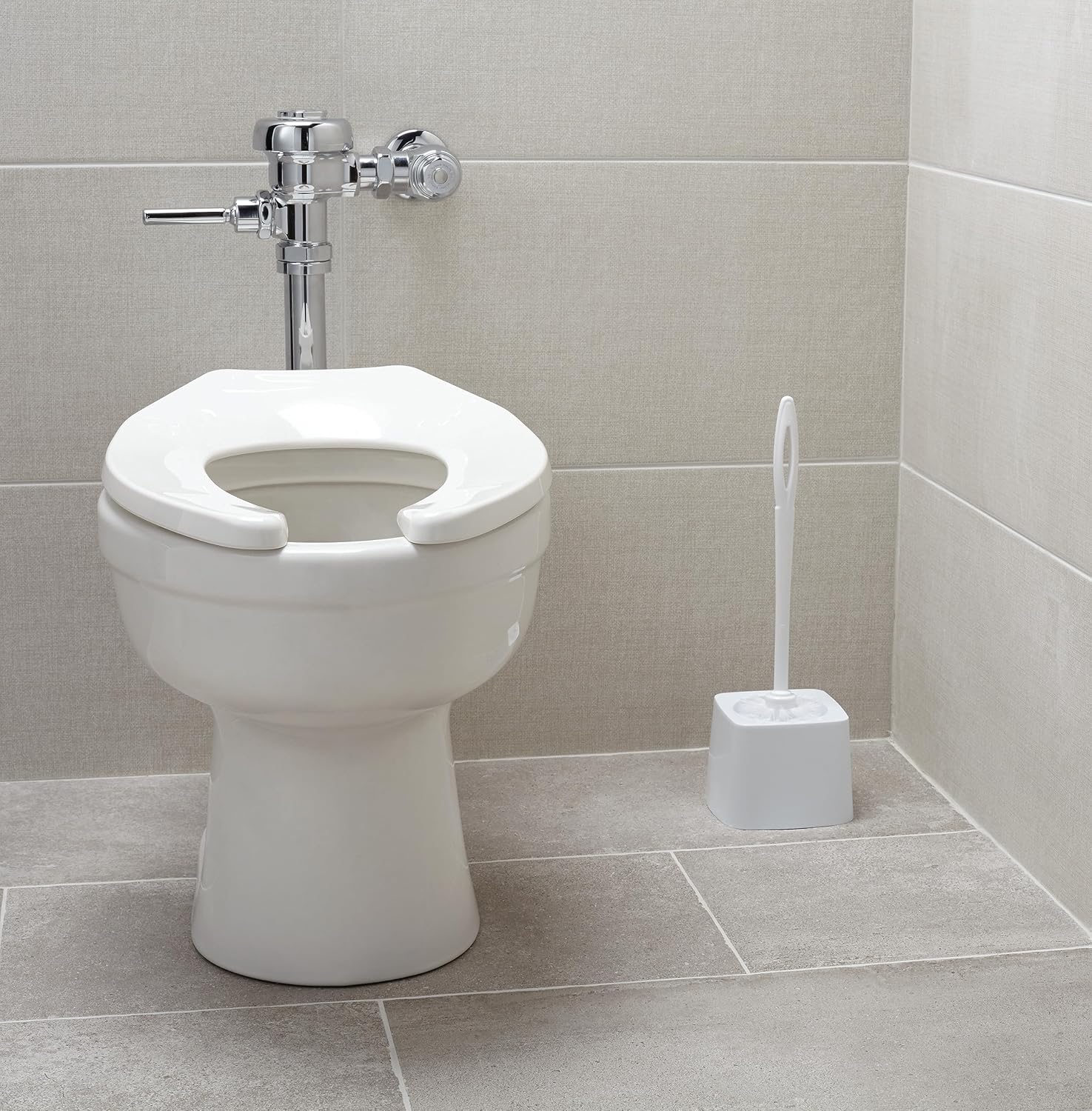Rubbermaid Commercial Products 15" Toilet Brush, White, Toilet Bowl Br