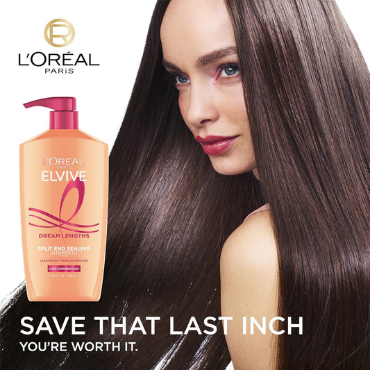 L'Oreal Paris Elvive Dream Lengths Shampoo and Conditioner Kit, Parabe
