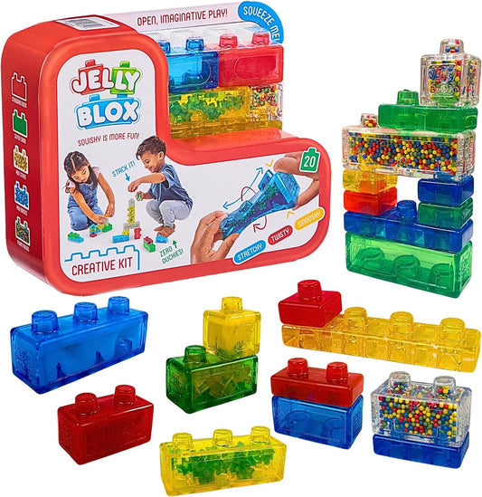 Goliath Jelly Blox Creative Kit | Includes 20 Blocks | Toddler & Presc