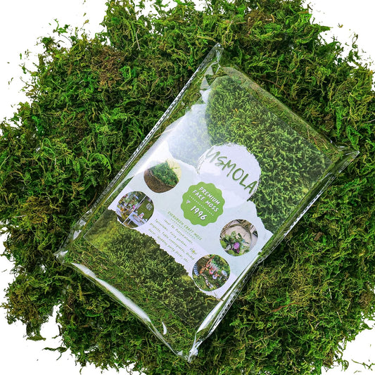 Artificial Moss 16oz – Fake Moss for Crafts, Fairy Gardens, Wedding & 