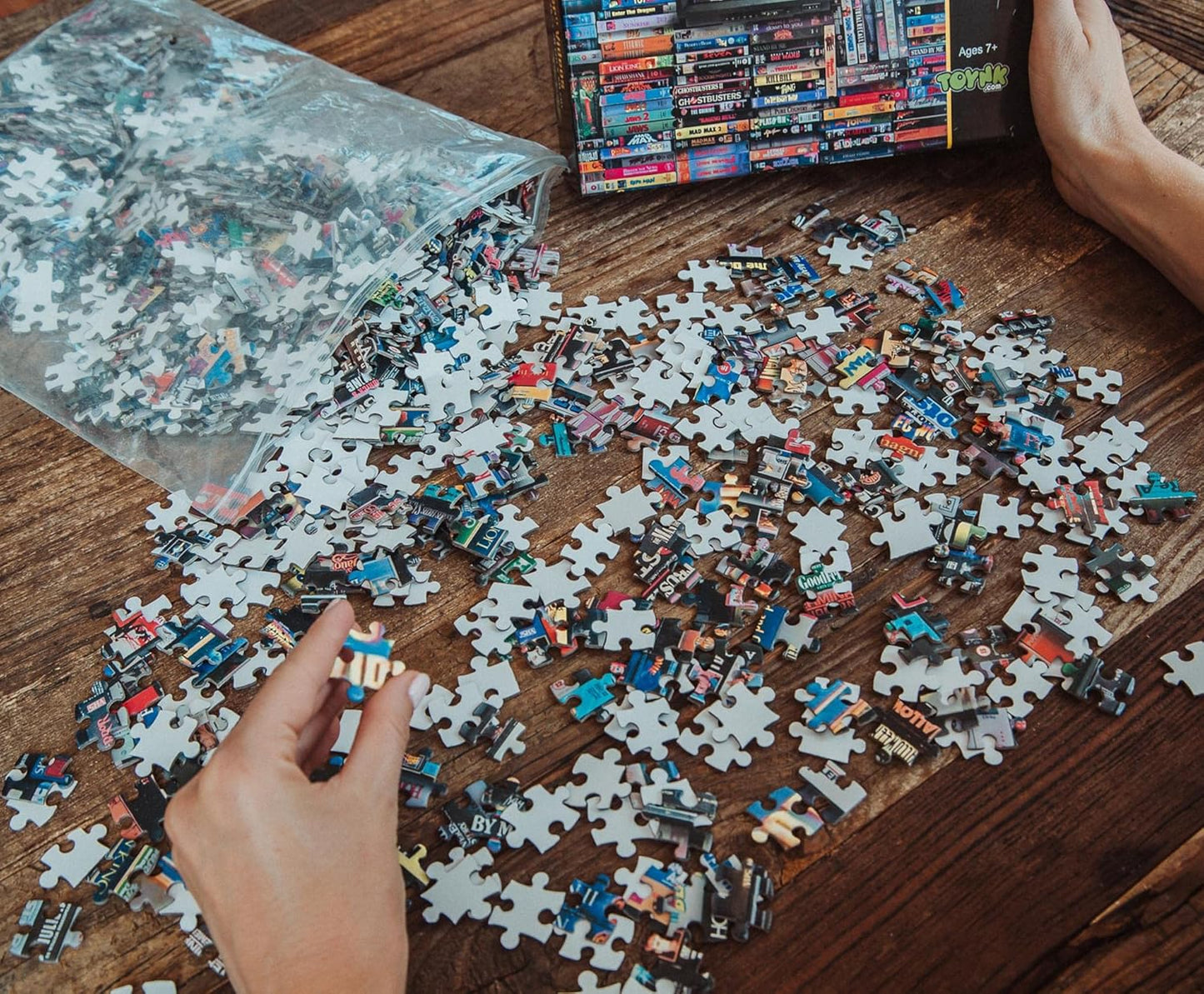 Blockbuster Era 1000-Piece Jigsaw Puzzle, Brain Teaser for Kids and Ad