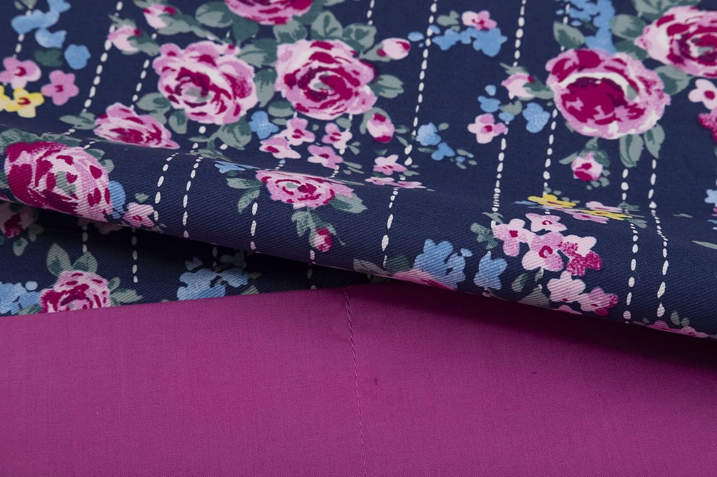Women's Cotton Floral Apron with Pockets, Adjustable Long Ties for Kit