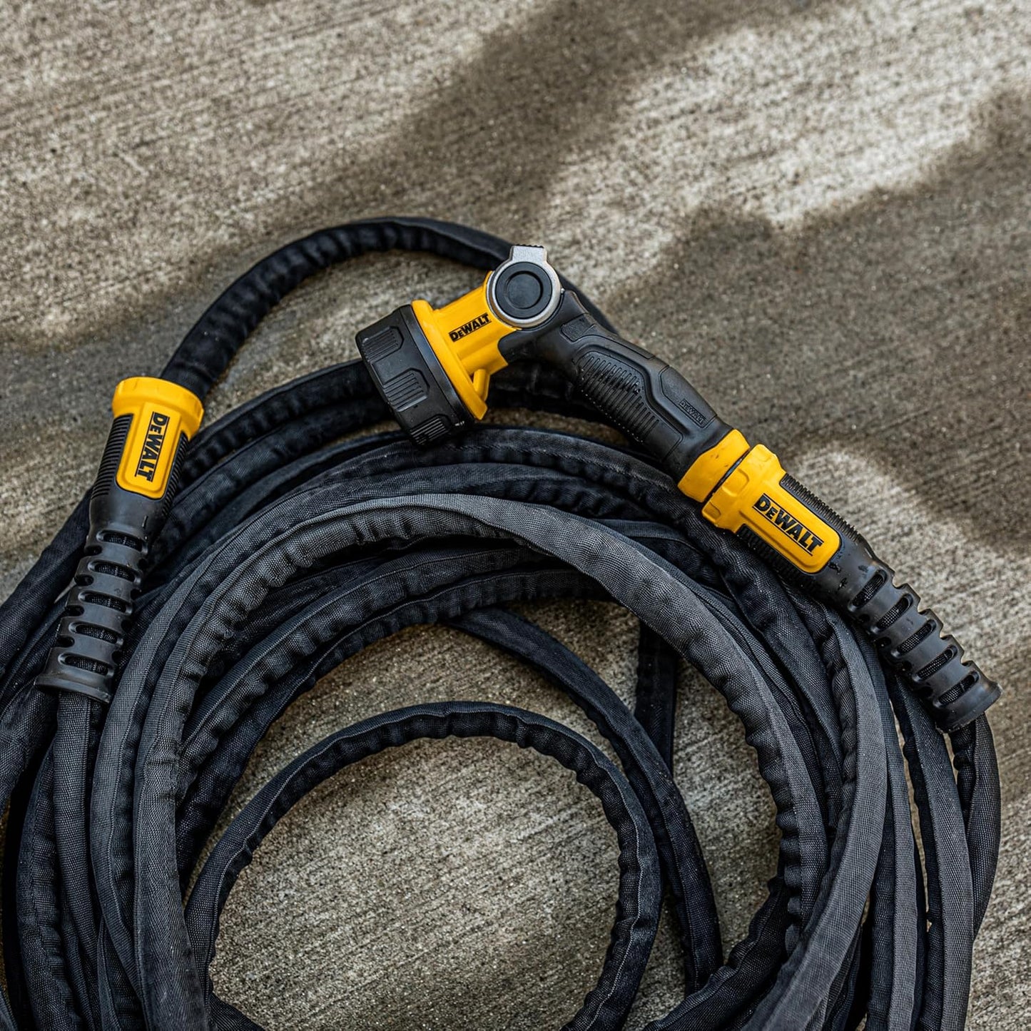 DEWALT 50 ft x 5/8 in Heavy-Duty Professional Grade Fabric Garden Hose
