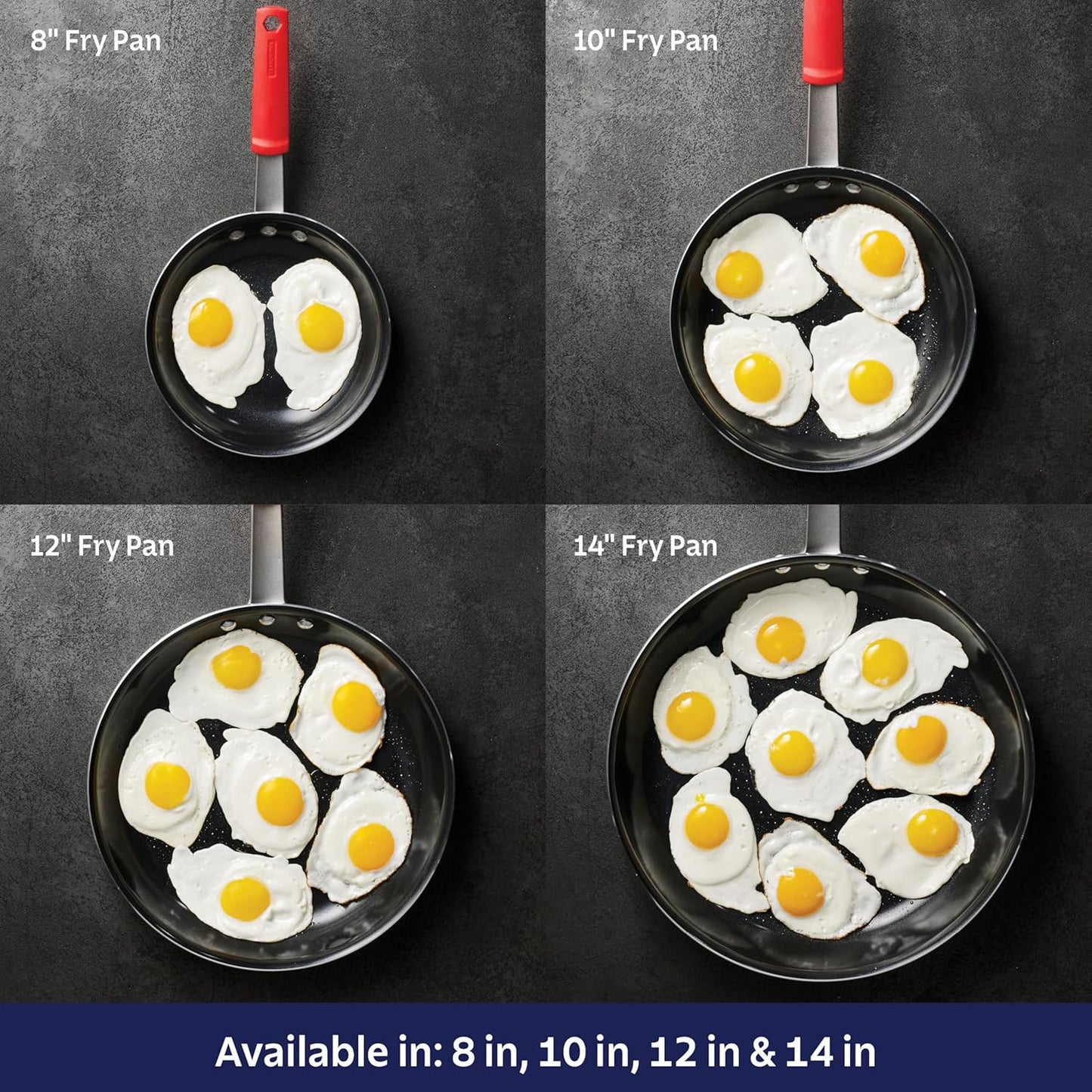 Tramontina Professional 12-Inch Non Stick Large Frying Pan, Heavy-Gaug