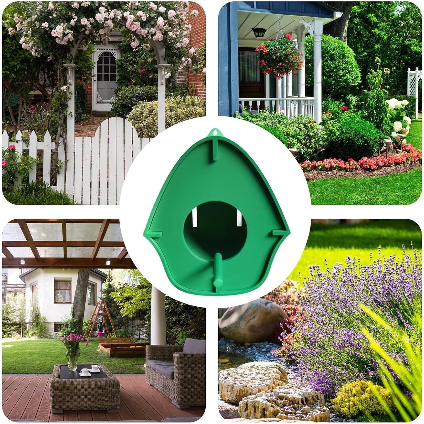 Garden Bird Feeder | Rainproof Birdwatching Aid | Bird Feeding Station Outdoor | for Robins Sparrows Budgies Backyard Balcony Patio Terrace Window