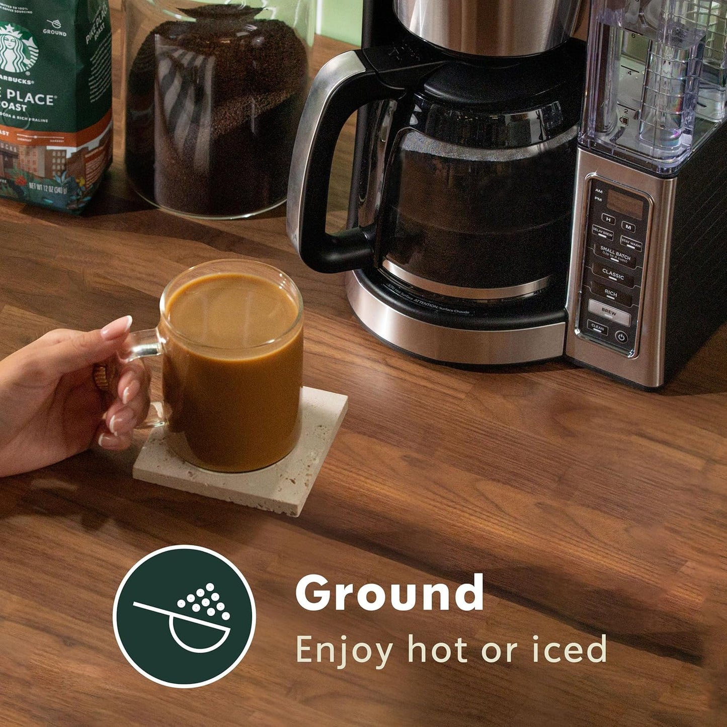Starbucks Ground Coffee, Medium Roast Hot or Iced Coffee, Variety Pack
