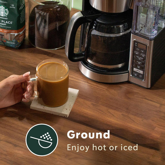 Starbucks Ground Coffee, Dark Roast Hot or Iced Coffee, French Roast, 18 oz