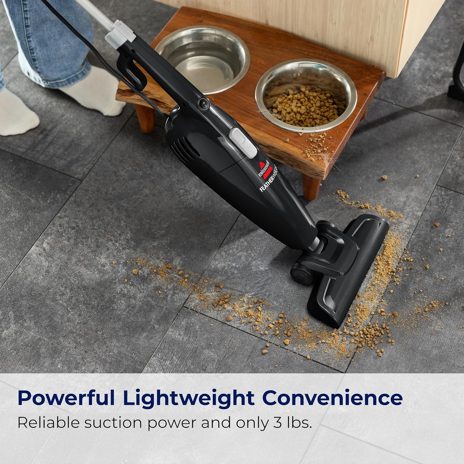 Bissell Featherweight Stick Lightweight Bagless Vacuum with Crevice To