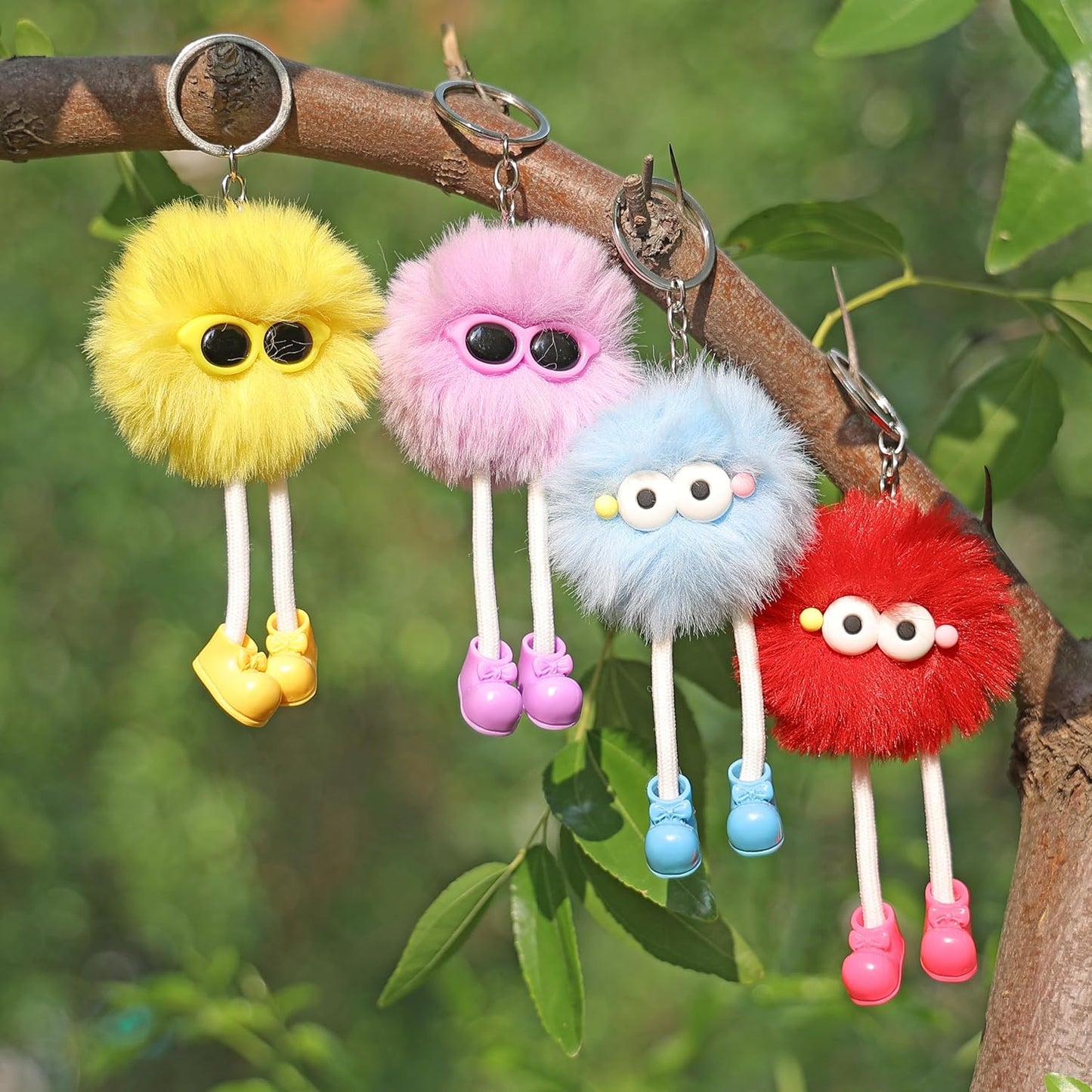 24 PCs Party Favors Keychains - Easter Egg Fillers for Kids Easter Egg Stuffers Classroom Goodie Bags Pinata Toys Classroom Prizes Elementary Carnival Prizes in Bulk