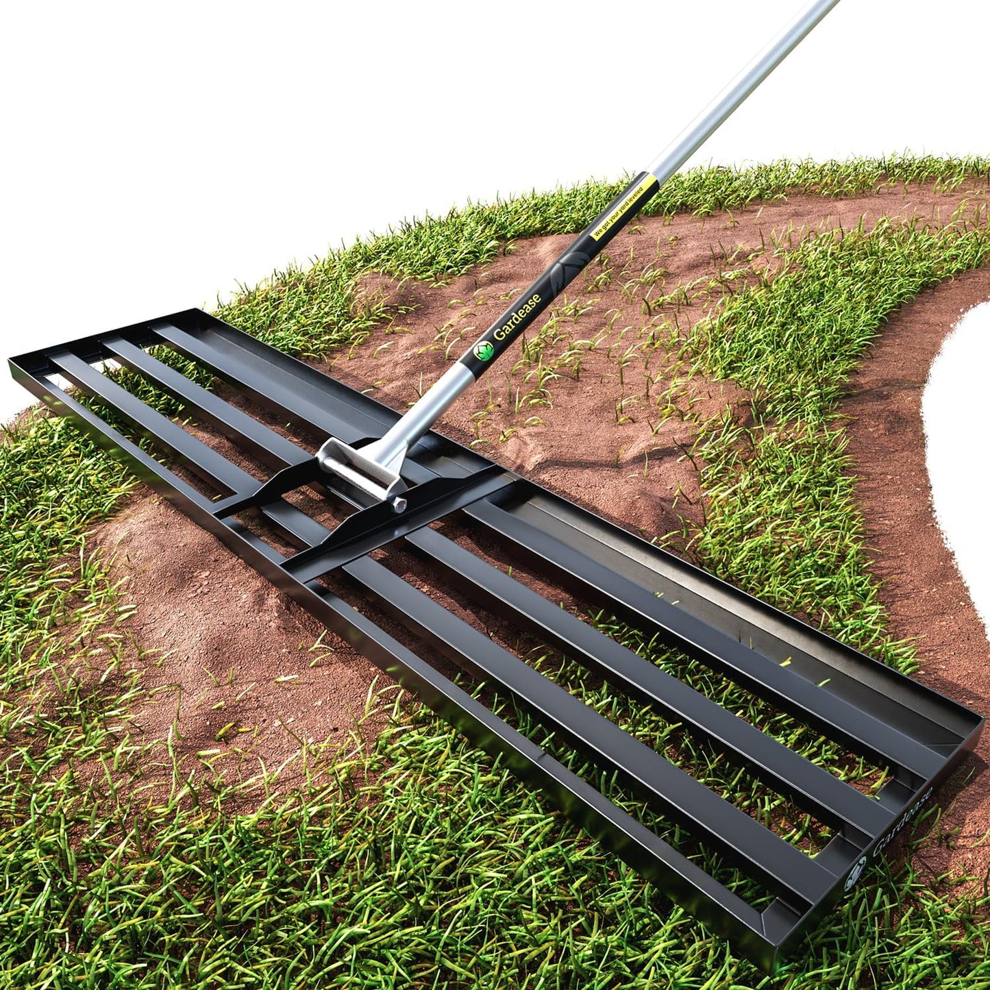 Gardease Lawn Leveling Rake 48 Inch x 10 Inch – Heavy Duty Lawn Levele