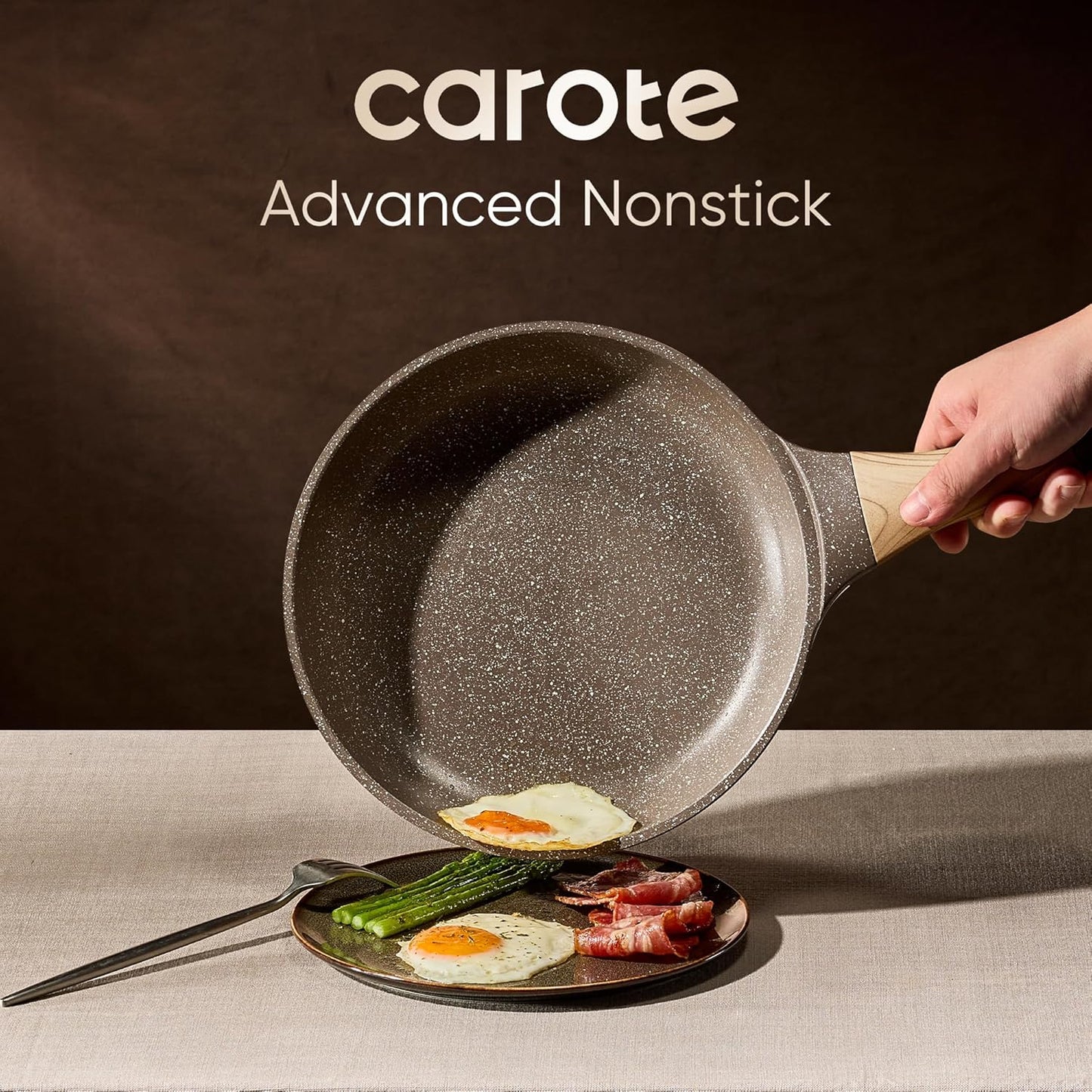 CAROTE 26PCS Pots and Pans Set Non Stick, Cookware Set Pots and Pans I