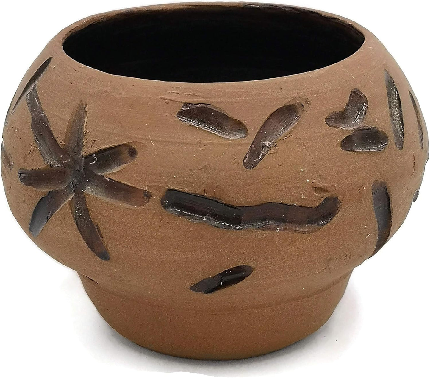 Terracotta Ceramic Cachepot Planter Pot For Succulents, Handcrafted Pottery, Office Desk Accessories Decor