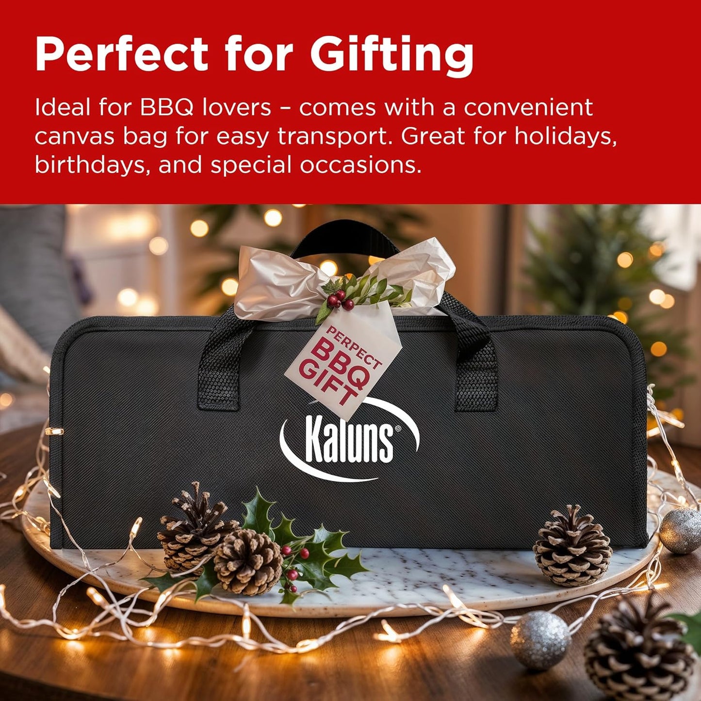 Kaluns Grilling Accessories, Dad Gifts for Fathers Day, Heavy Duty Sta