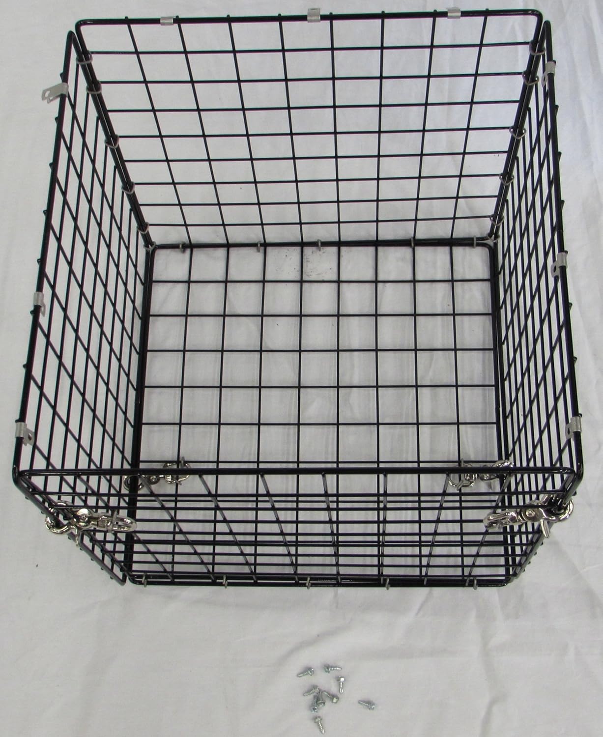 Deer Feeder Varmint Guard - Squirrel & Deer - Wildlife Feeder Protective Cage - Black Steel Bolt-On Feeder Guard