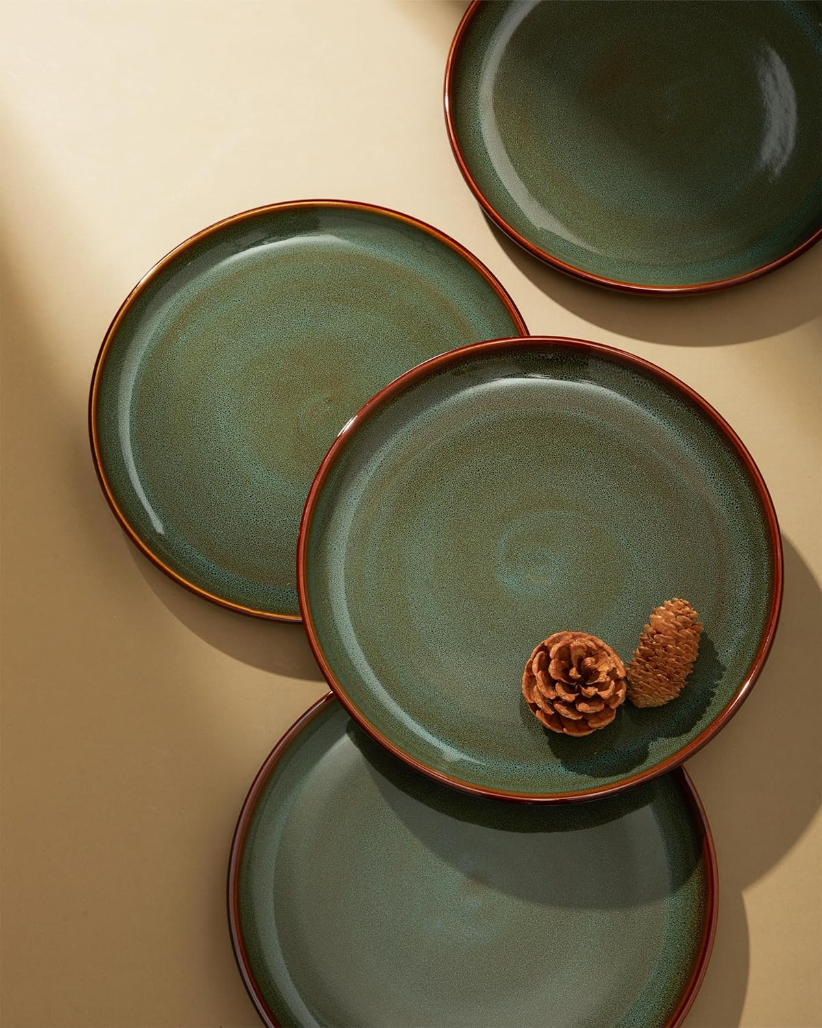 Stoneware Dinnerware Sets, Ceramic Plates and Bowls Set, Microwave & D