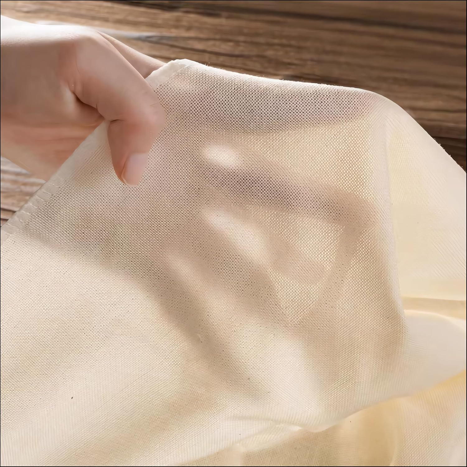 6 Pcs Cheese Cloths, 20x20 Inch, 100% Unbleached Cotton, Grade 100 Reu