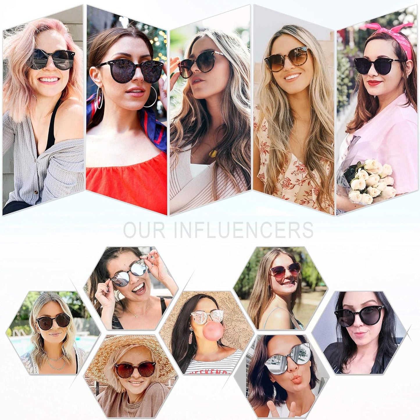 SOJOS Sunglasses Womens Trendy 2025 Classic Round Retro Vintage Shades