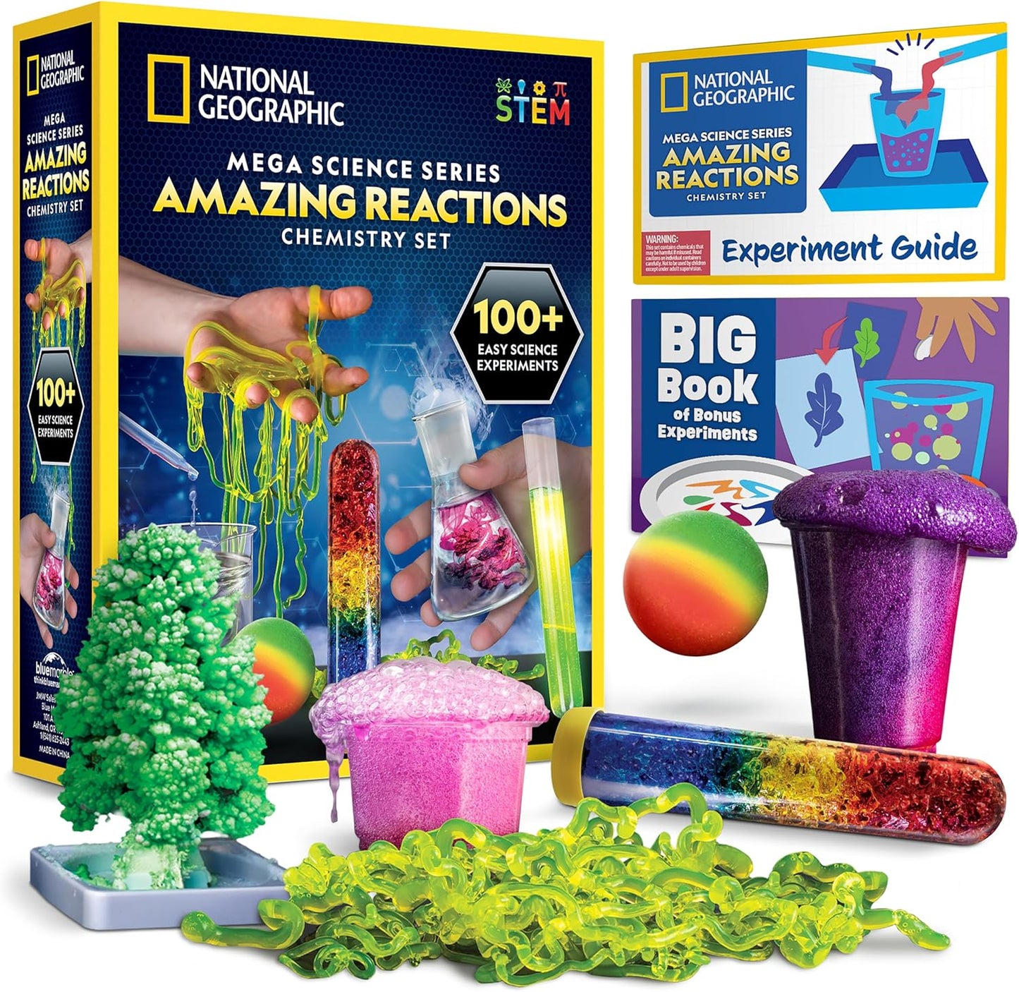 National Geographic Amazing Chemistry Set - Chemistry Kit with 100+ Sc
