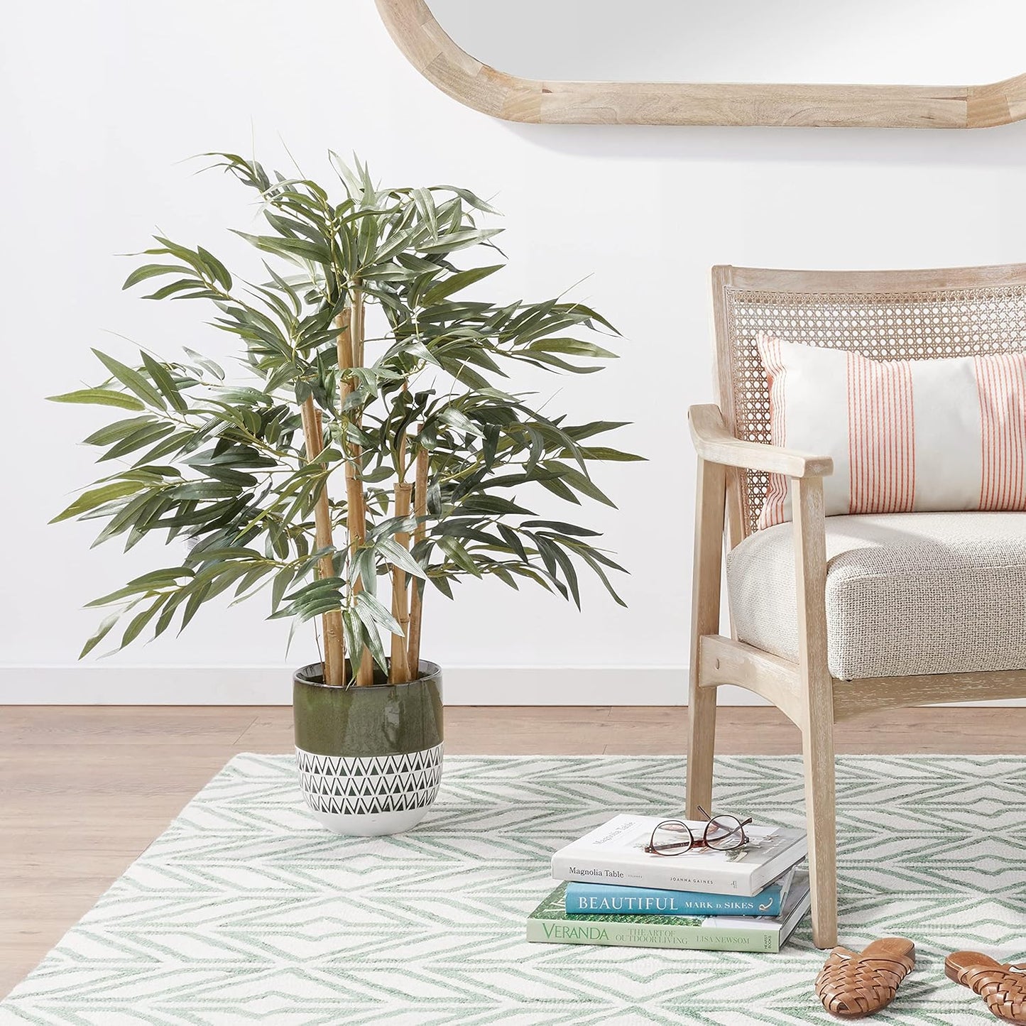 Nearly Natural 3ft. Biggy Bamboo Silk Tree
