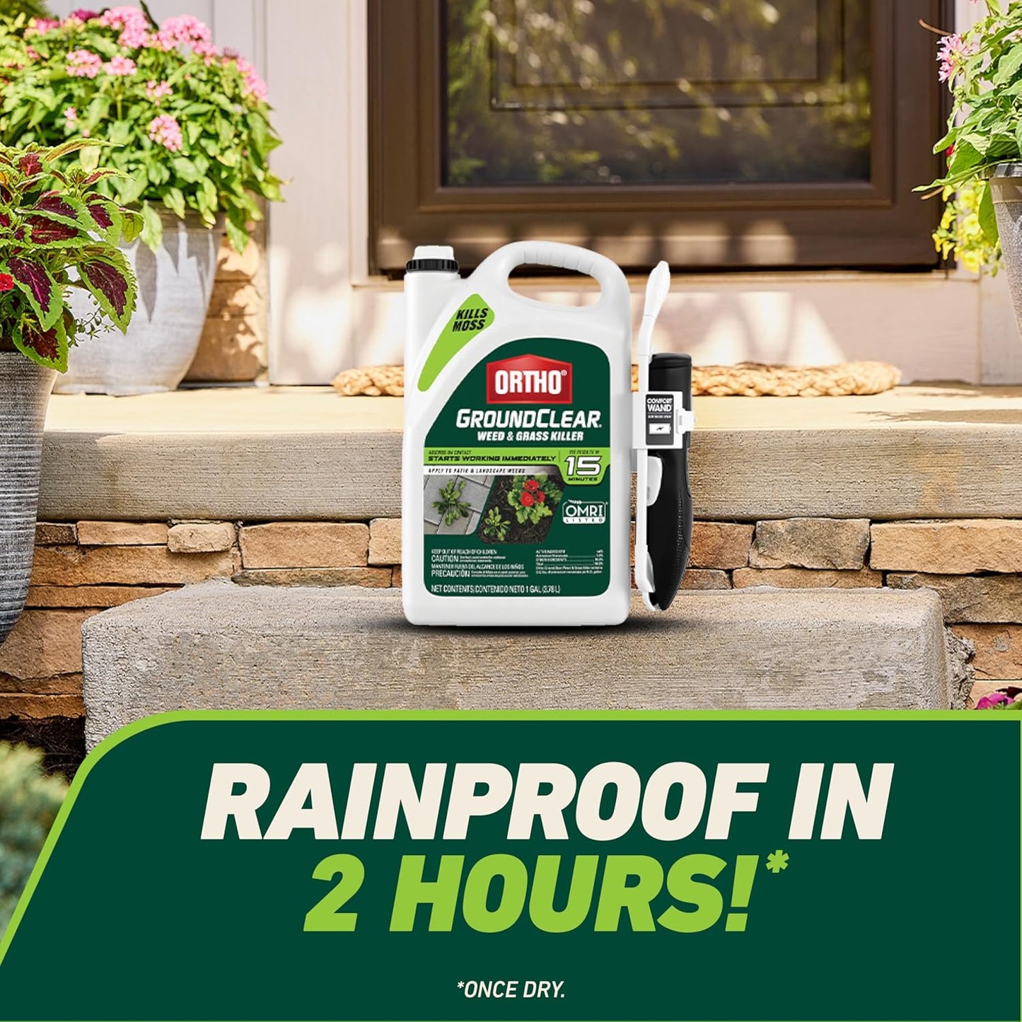 Ortho GroundClear Weed & Grass Killer with Comfort Wand - Kills Dandel