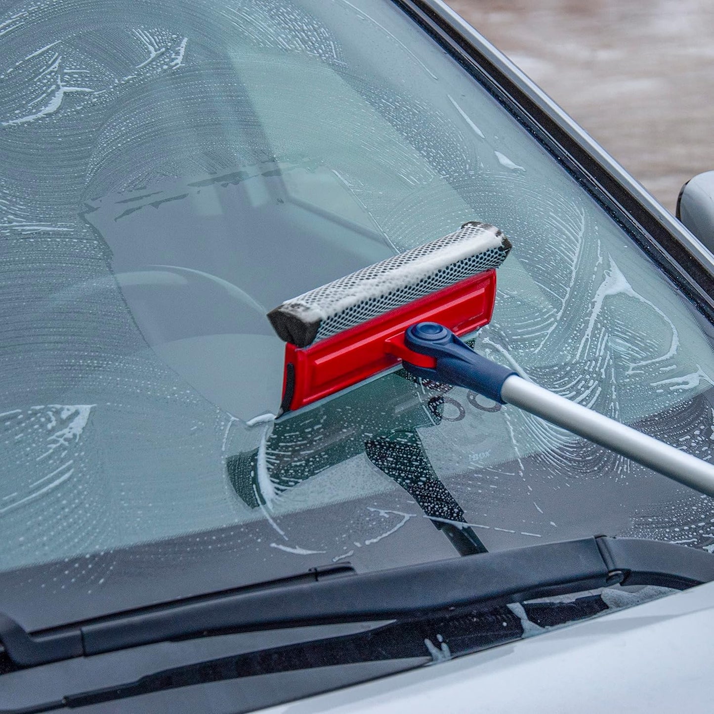 DSV Standard Professional Window Squeegee | 2-in-1 Window Cleaner Spon