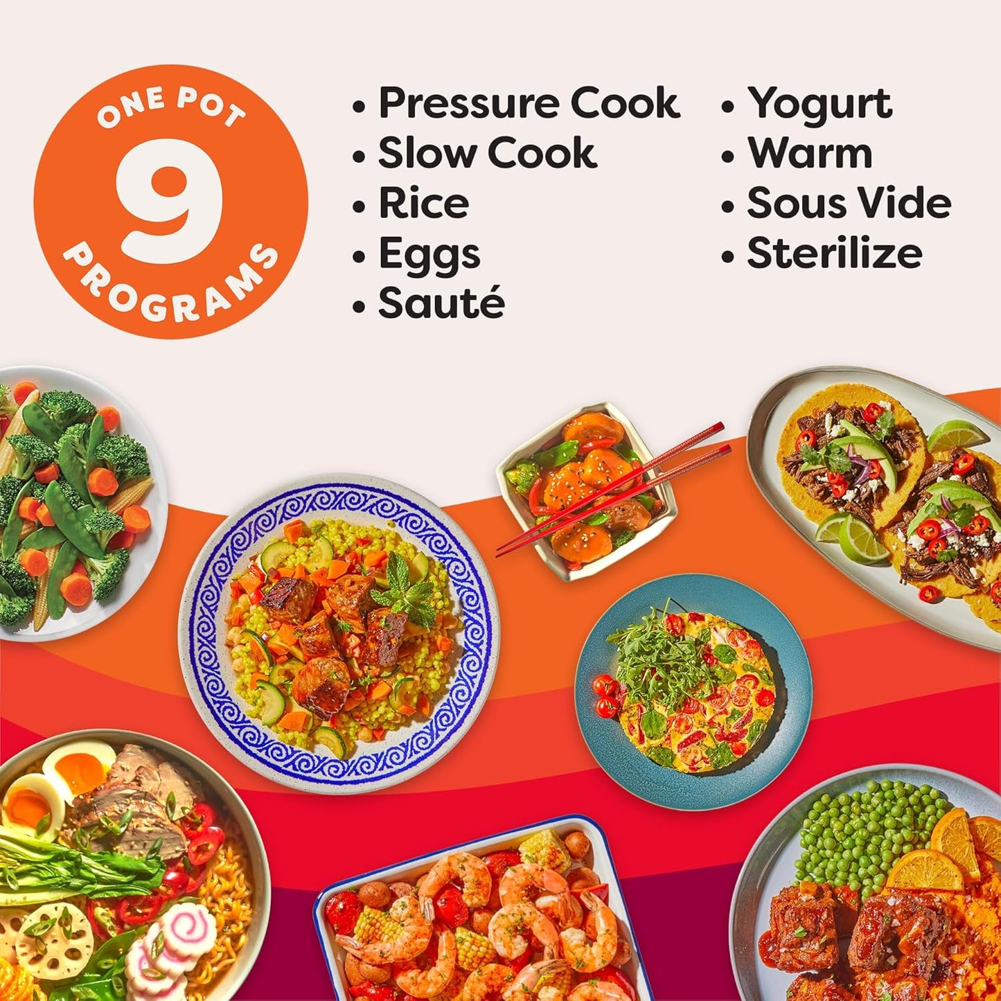 Instant Pot Duo Plus 9-in-1 Multicooker, Pressure Cooker, Slow Cook, R
