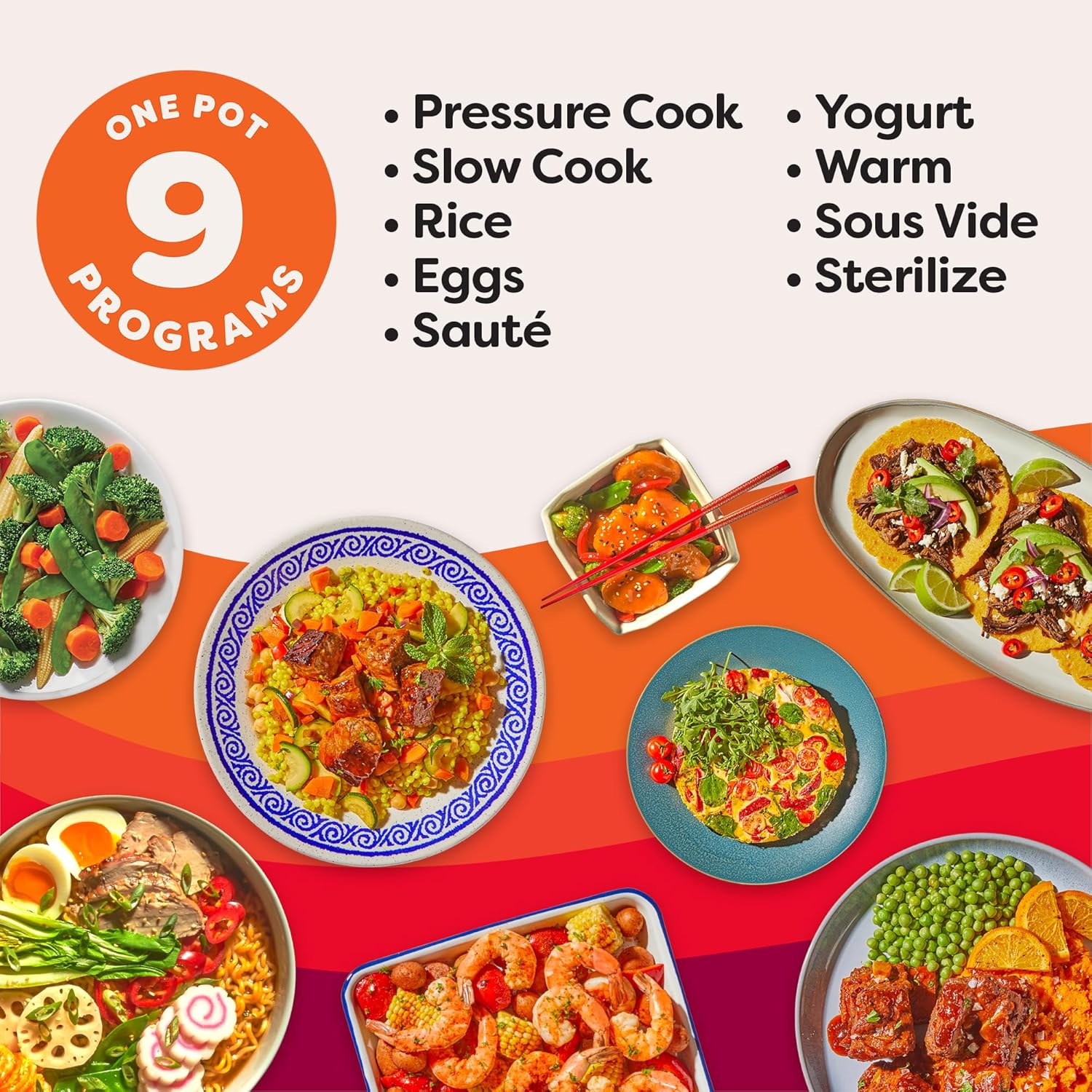Instant Pot Duo Plus 9-in-1 Multicooker, Pressure Cooker, Slow Cook, R