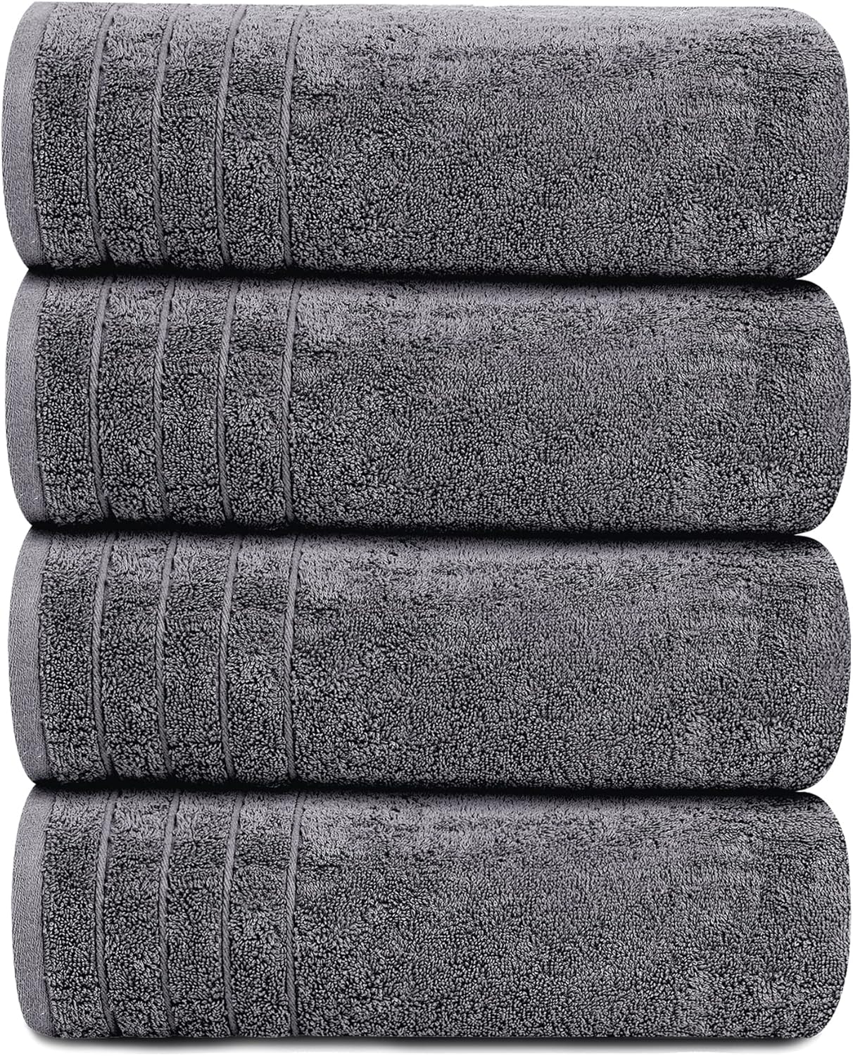 Tens Towels Pack of 4 Extra Large Bath Towels 30 x 60 Inches, 100% Cot