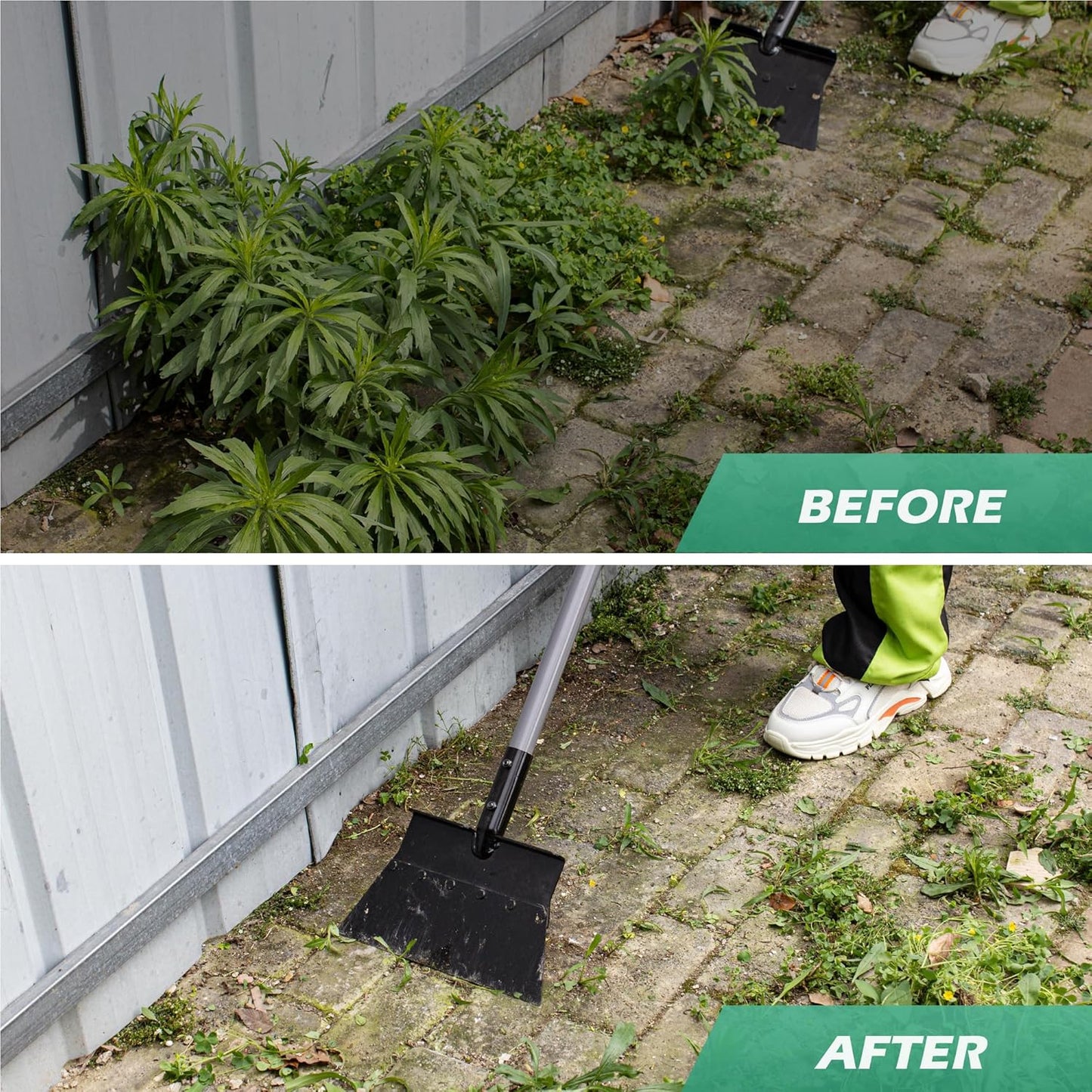 Suchtale Garden Flat Shovel,Floor Scraper, Heavy Duty Multifunctional 