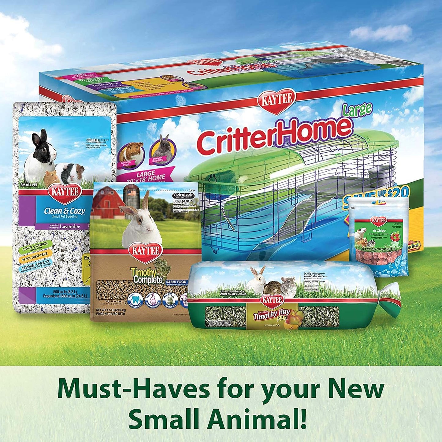 Kaytee Wood Pellets Pet Bird & Small Animal Litter for Ferrets, Guinea