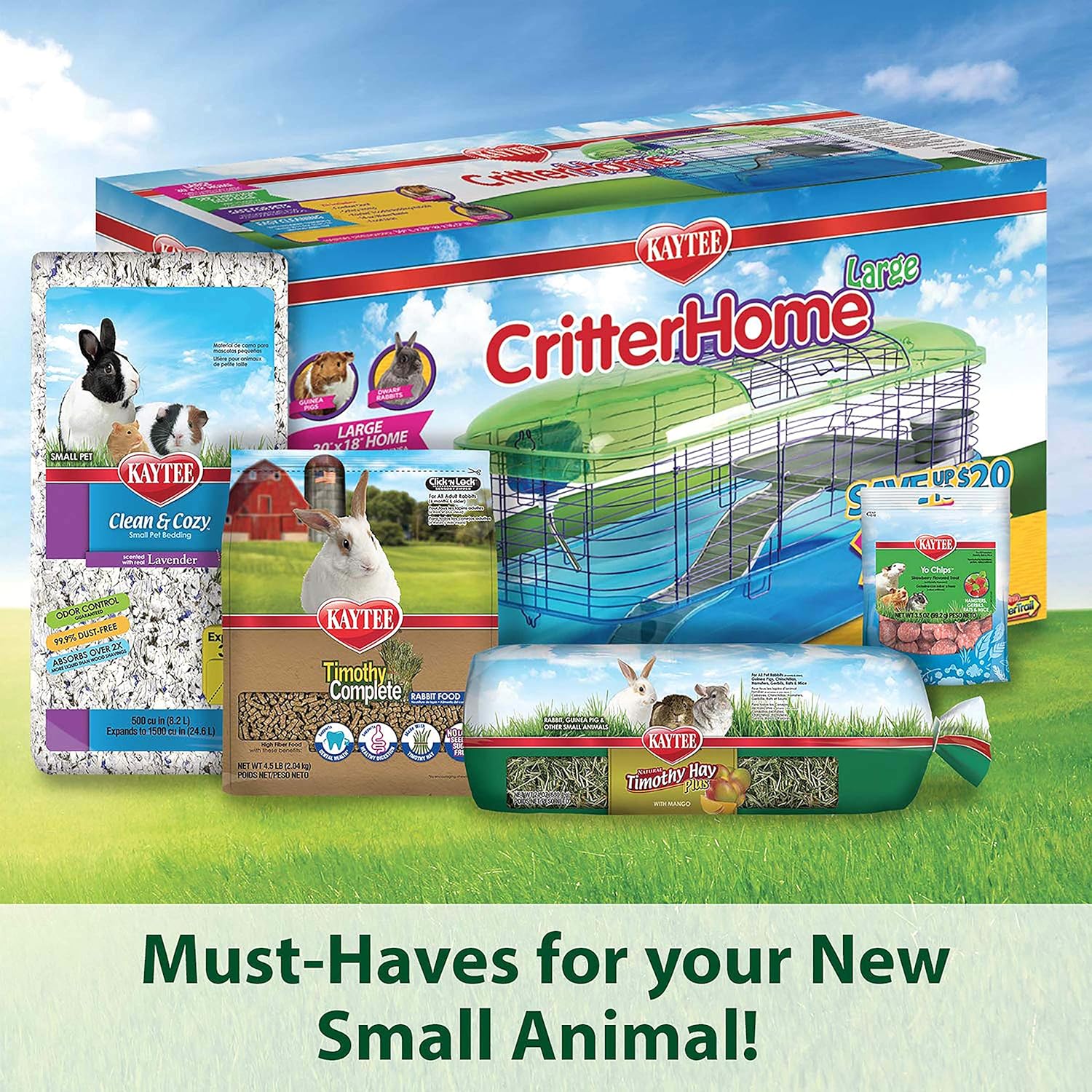 Kaytee Wood Pellets Pet Bird & Small Animal Litter for Ferrets, Guinea