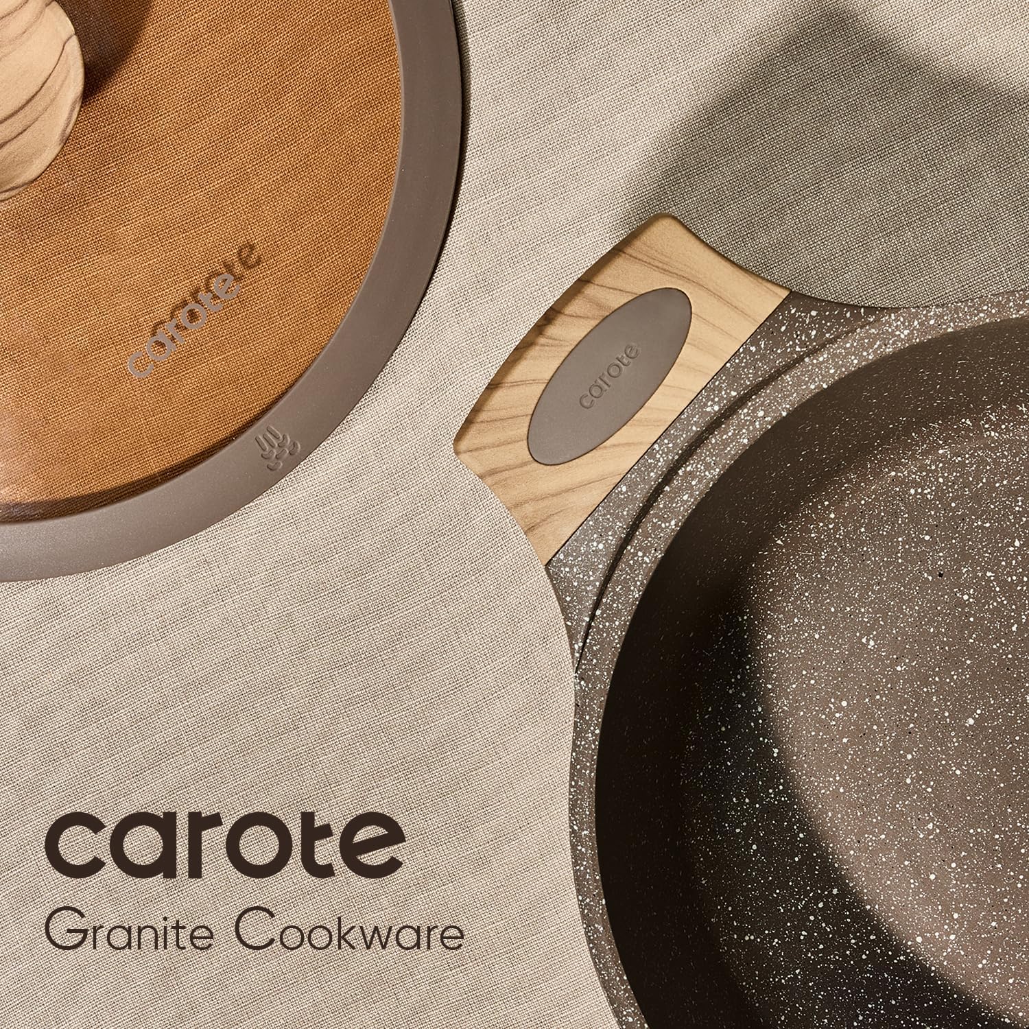 CAROTE 26PCS Pots and Pans Set Non Stick, Cookware Set Pots and Pans I