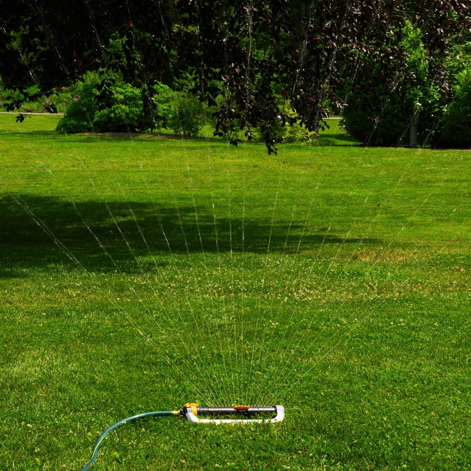 Melnor 65154AMZ XT Turbo Oscillating Sprinkler, Metal Base, 4,500 sq. 