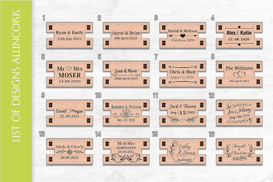Succulent Pots for Wedding favors - Personalized Flower Planter Pot - Plants Not Included