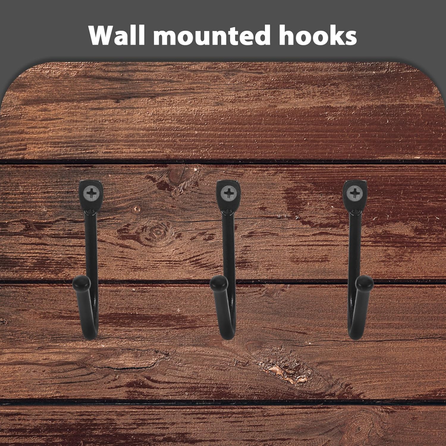 Milisten 20pcs Heavy Duty Garage Wall Hooks Versatile Storage Hangers 