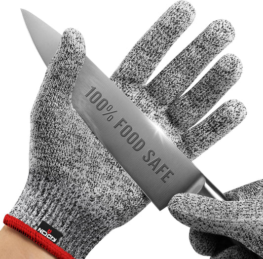 NoCry Premium Cut Resistant Gloves Food Grade — 100% Food Safe — Level